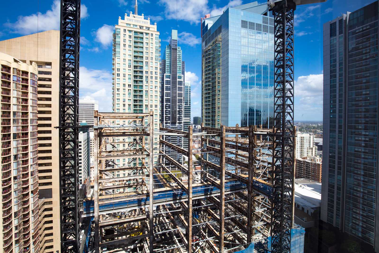 melbourne city skyscrapers symbolizing property development supported by h4 services private lending